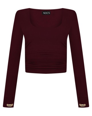 Veronica Top Bordo