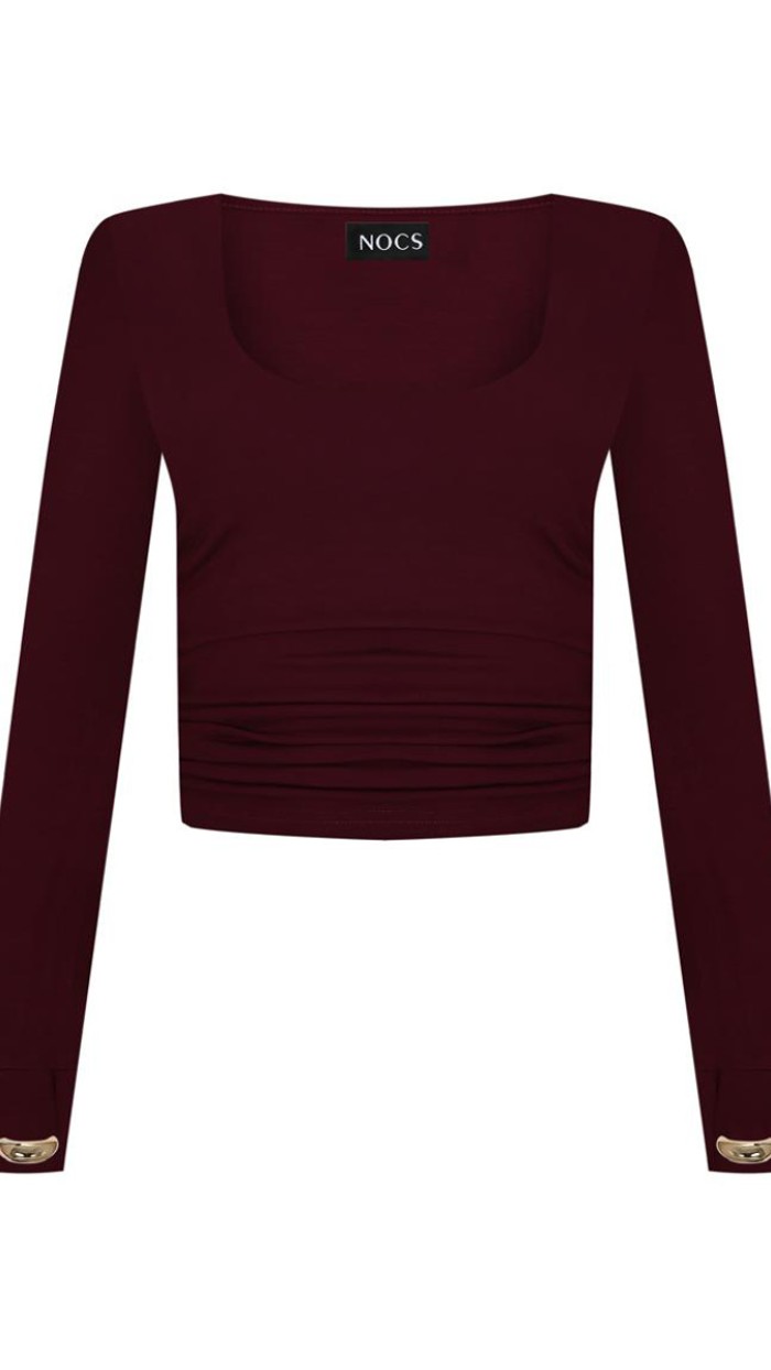 Veronica Top Bordo