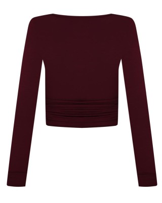 Veronica Top Bordo