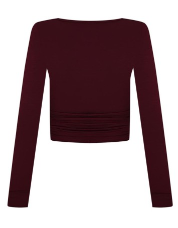 Veronica Top Bordo