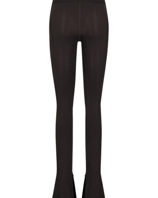 Lorena Dark Brown Flare Legging Gold