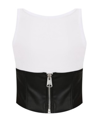 Juliana Leather Corset & Top