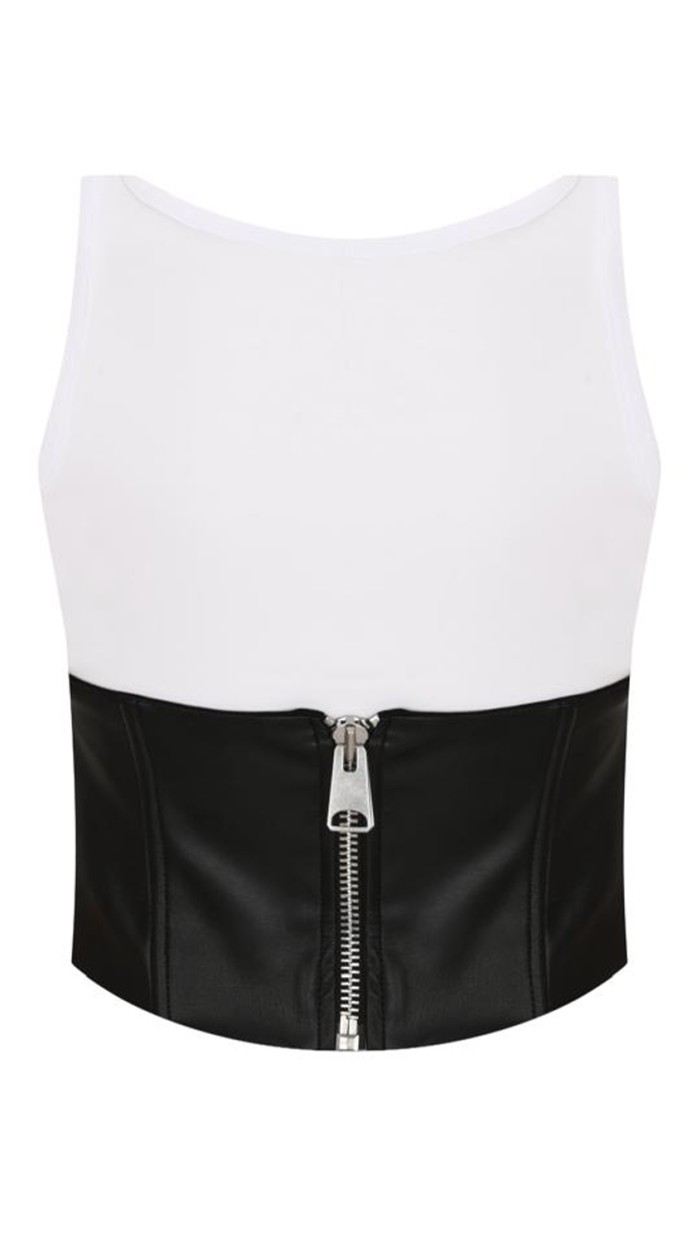 Juliana Leather Corset & Top