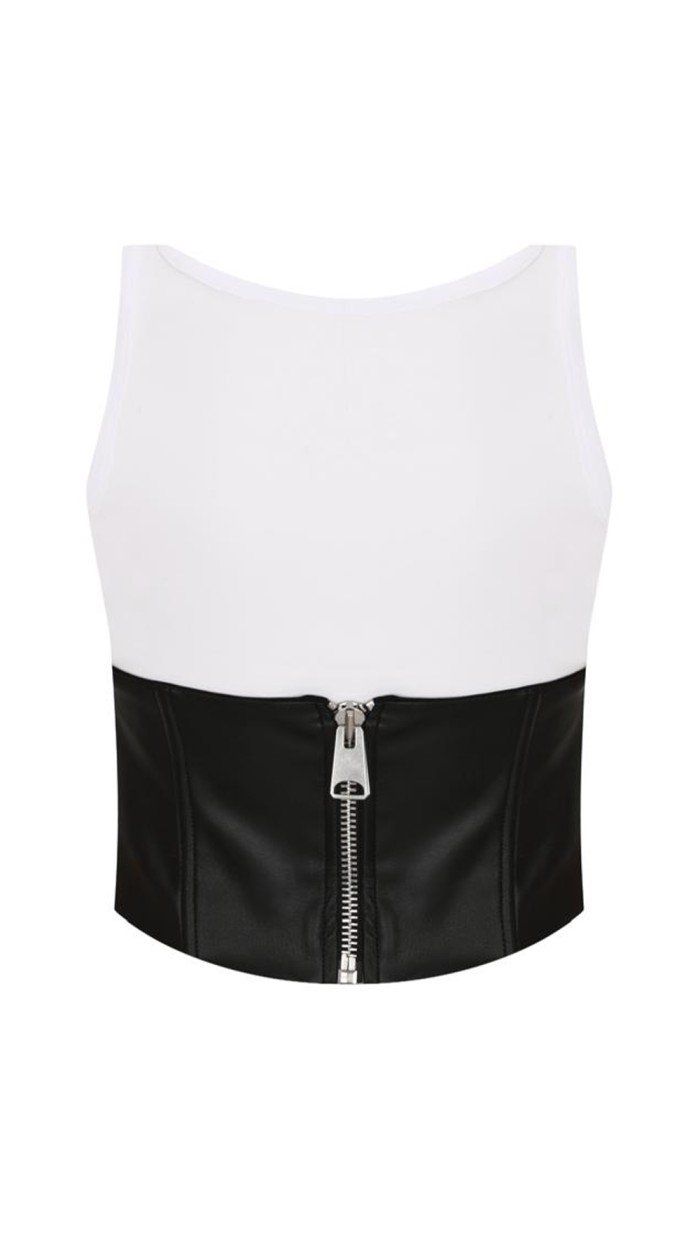 Juliana Leather Corset & Top