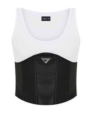 Juliana Leather Corset & Top