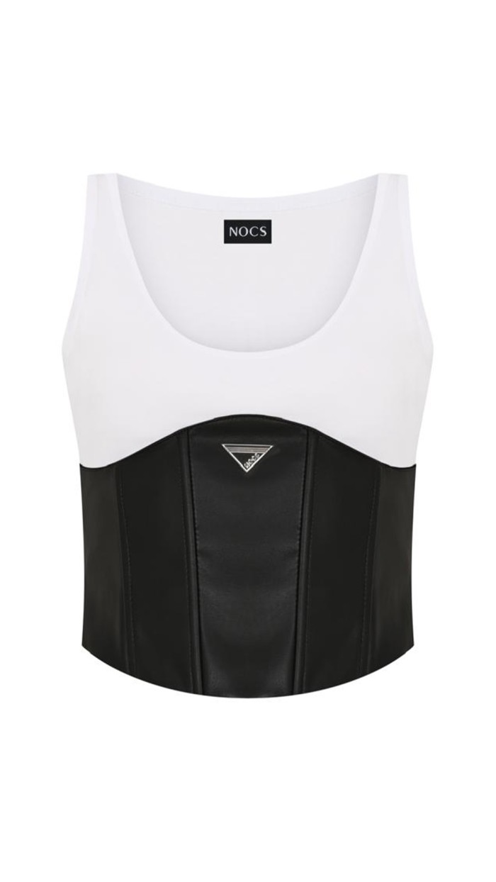 Juliana Leather Corset & Top