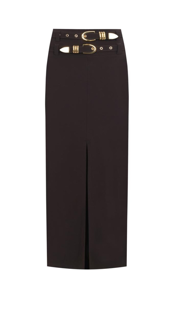 Adriana Skirt Kahverengi