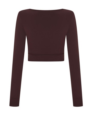 Gigi Top Chocolate Burgundy Gigi Top Chocolate Burgundy