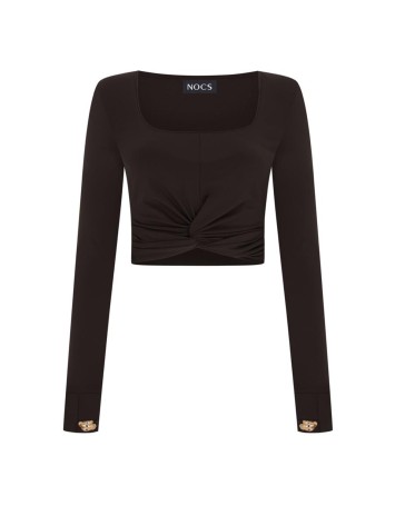 Gigi Top Dark Brown Gigi Top Dark Brown