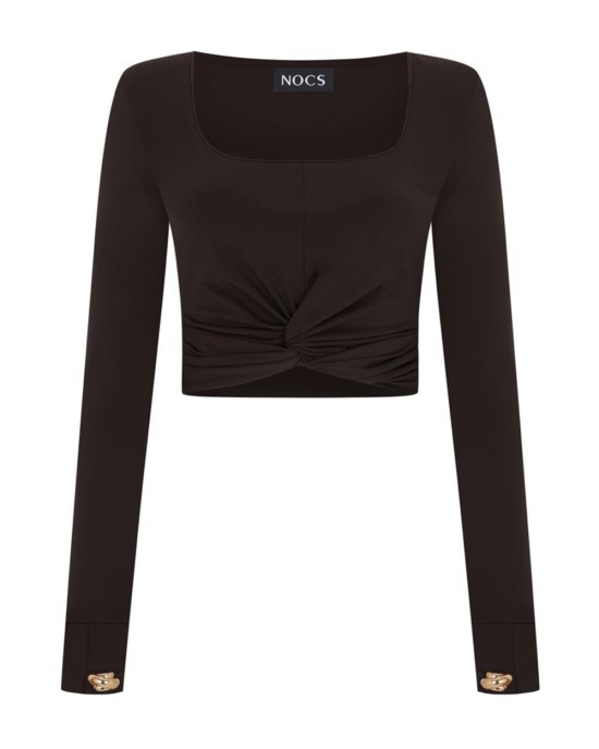 Gigi Top Dark Brown Gigi Top Dark Brown