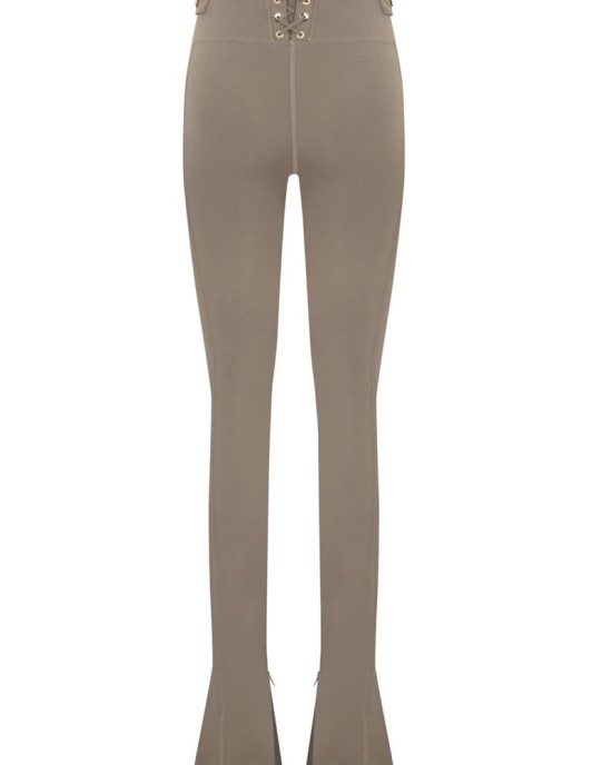 Leticia Gold Flare Leggings Mocca Leticia Gold Flare Leggings Mocca