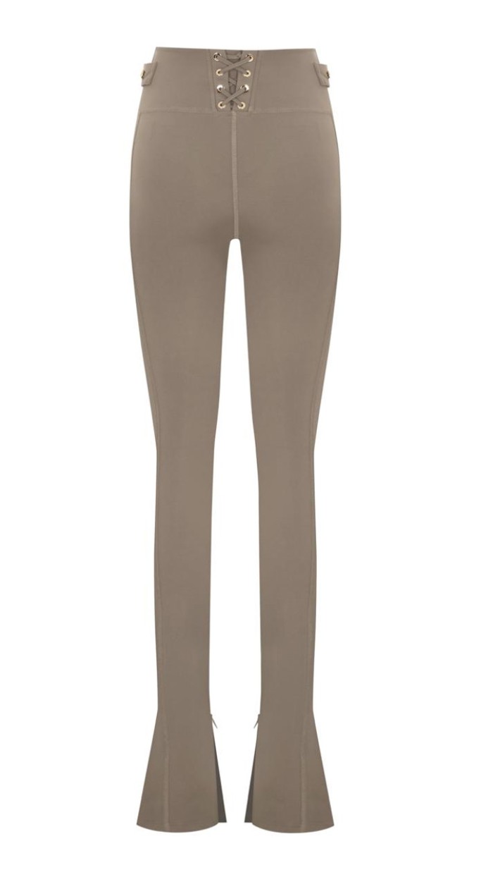 Leticia Mocca Gold Flare Leggings 