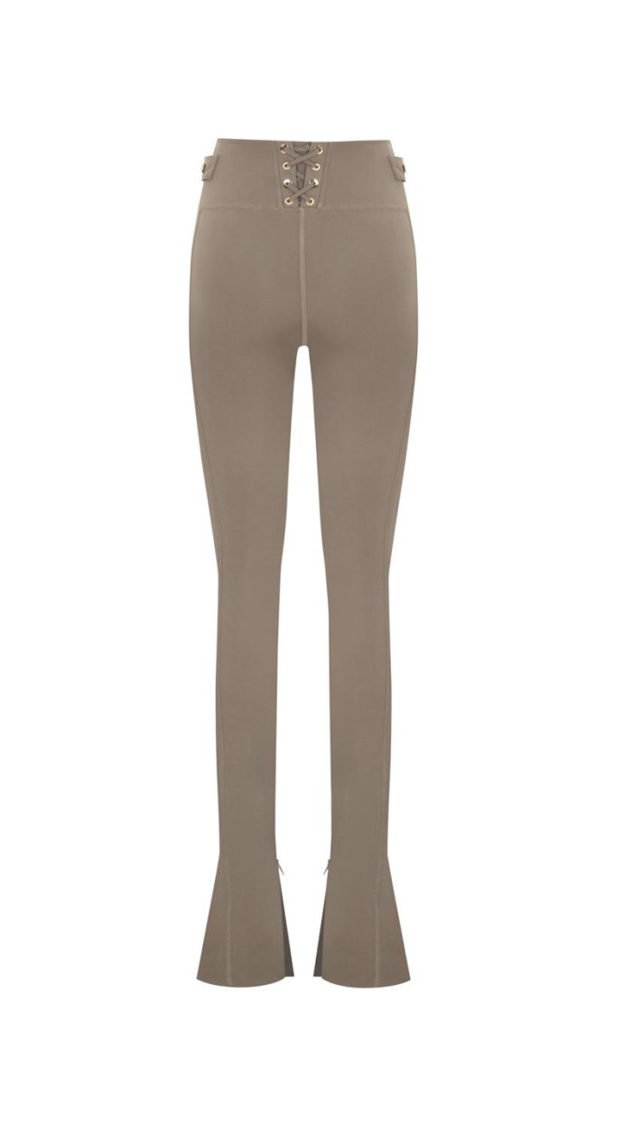 Leticia Mocca Gold Flare Leggings 