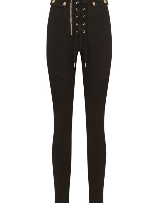 Leticia Leggings Gold Dark Brown