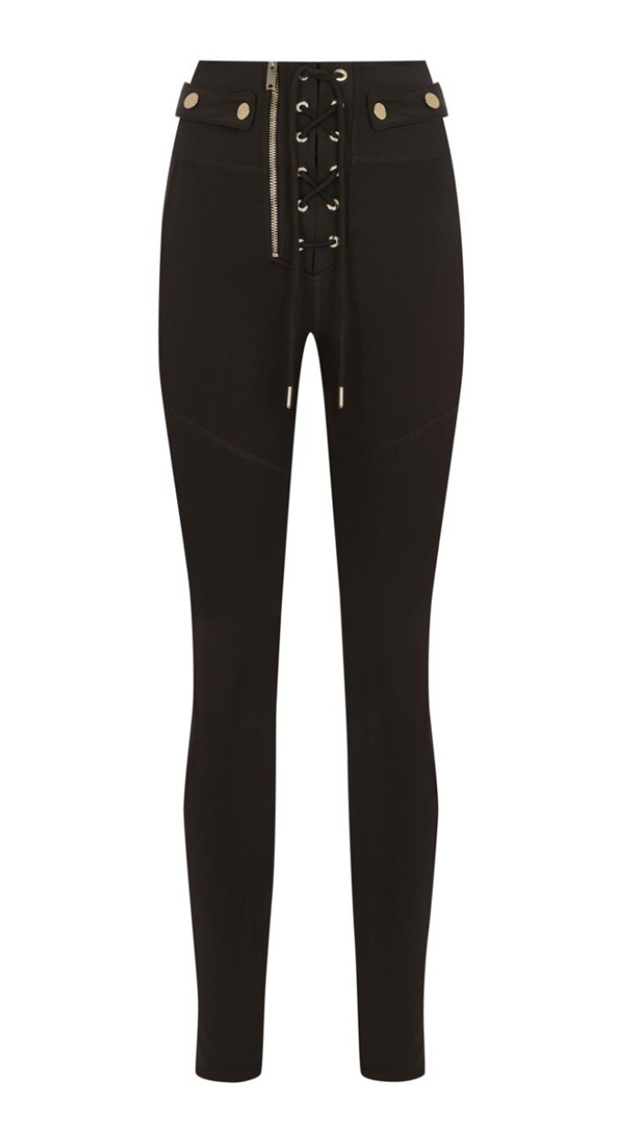 Leticia Leggings Gold Dark Brown 