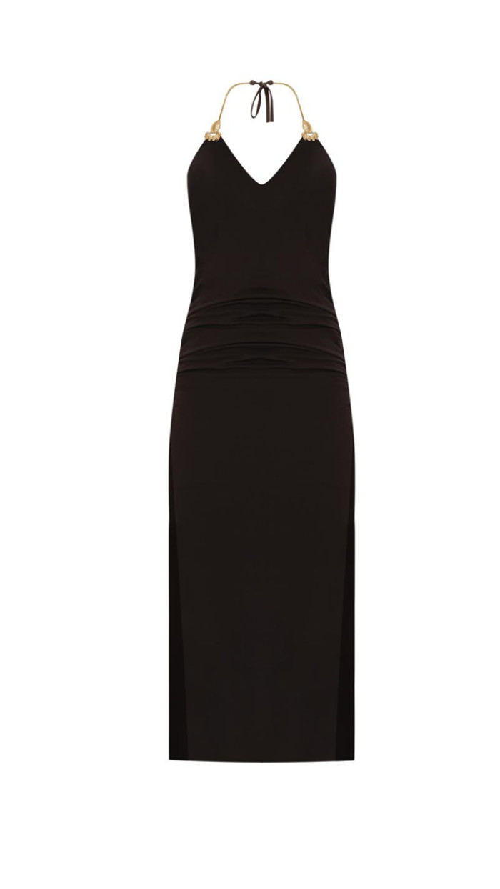 Milena Dress Dark Brown