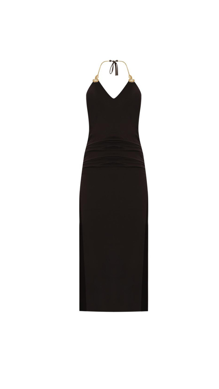 Milena Dress Dark Brown