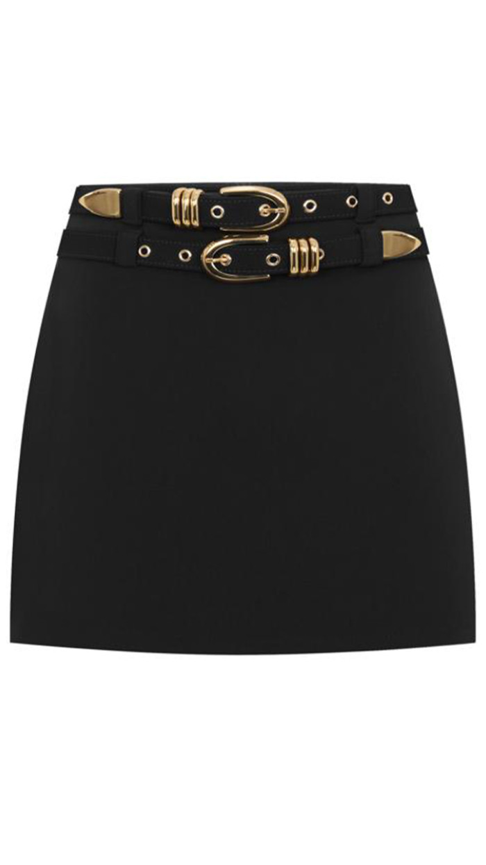 Natalie Short Skirt Black