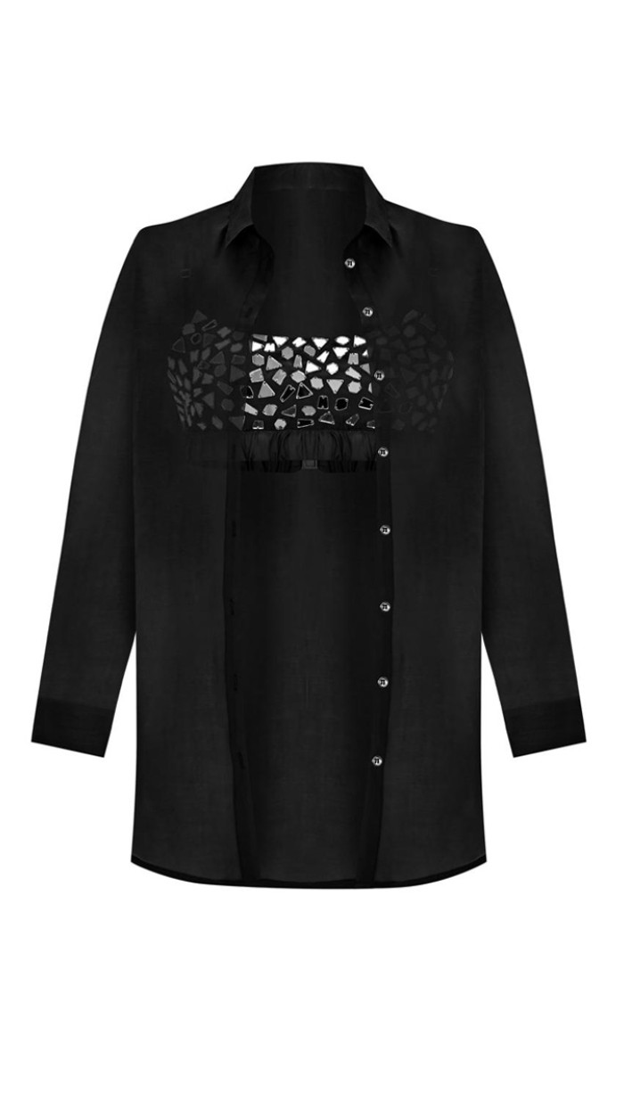 Stella Siyah Shirt & Top