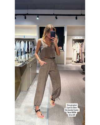 Lovesol Khaki Cupro Takım