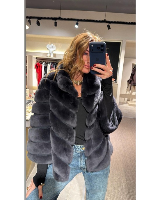 REAL FUR RABBİT KÜRK