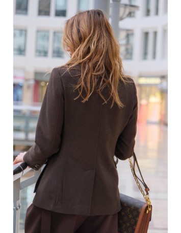 Lovesol Acı Kahve Kaşe Blazer