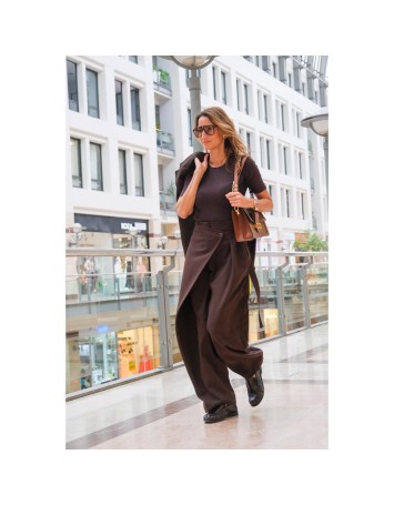 Lovesol Acı Kahve Şalvar Pantolon