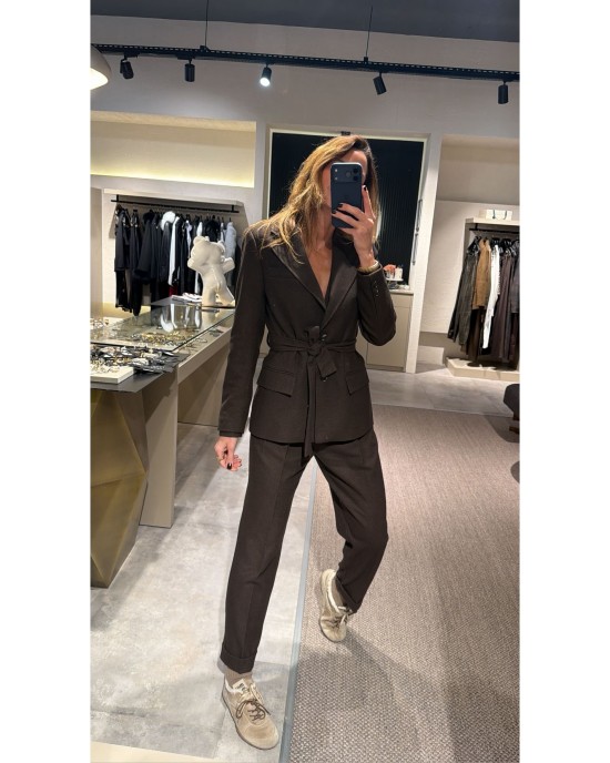 Lovesol Acı Kahve Kaşe Havuç Pantolon