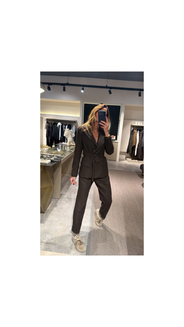 Lovesol Acı Kahve Kaşe Havuç Pantolon