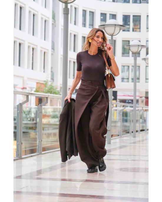 Lovesol Acı Kahve Şalvar Pantolon