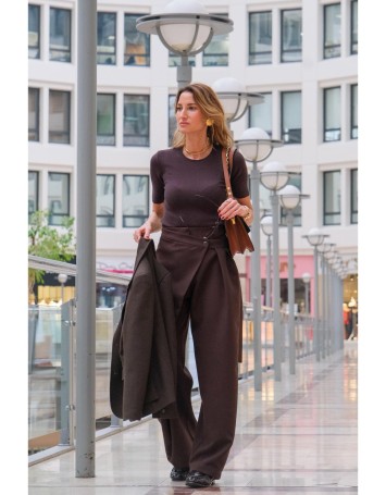 Lovesol Acı Kahve Şalvar Pantolon