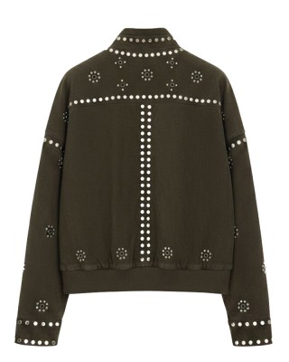 Kiera Haki Süet Ceket