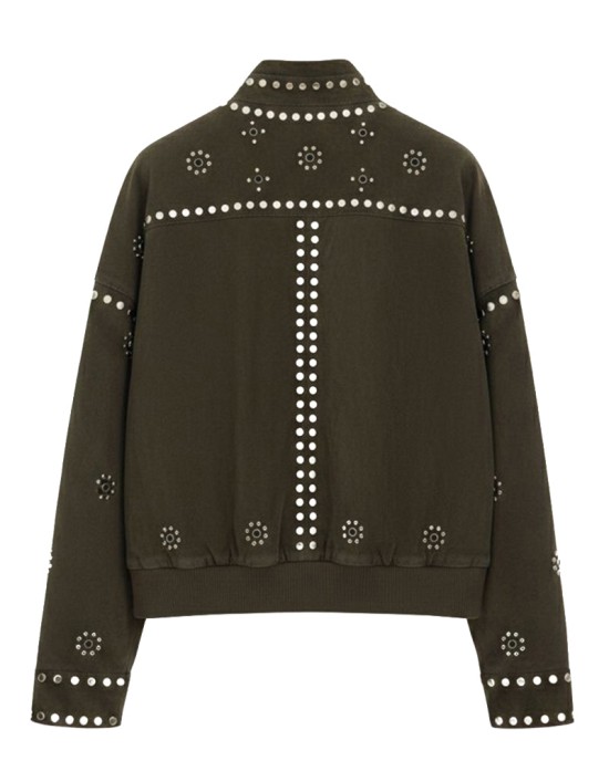 Kiera Haki Süet Ceket