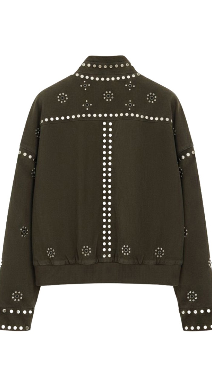 Kiera Haki Süet Ceket