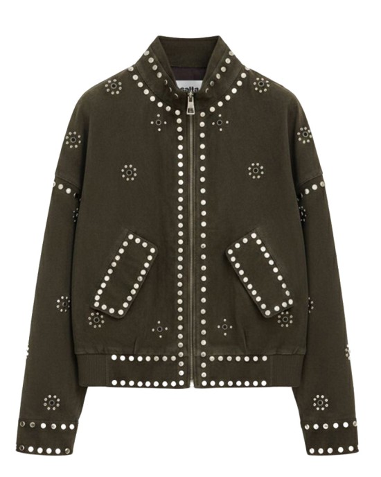 Kiera Haki Süet Ceket