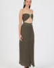 Say Aura Dress Khaki