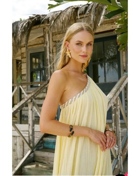 Say Costa Dress Yellow