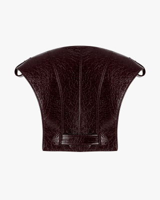  Bhemis Faux Patent Leather Vest 