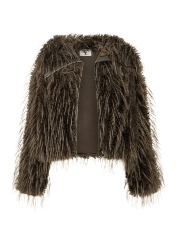 Cleo Kahve Kürk Mont