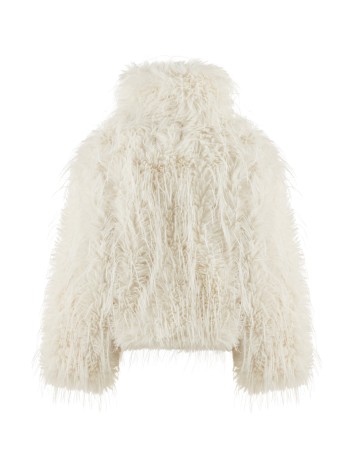 Cleo Ekru Kürk Mont