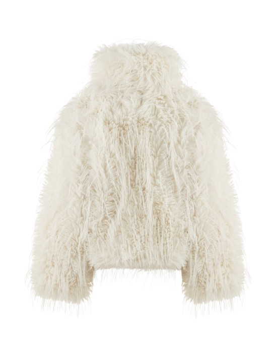 Cleo Ekru Kürk Mont Cleo Ekru Kürk Mont