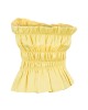 Kuun Limon Sarısı Corset Top