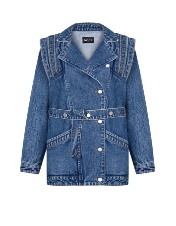 Eva Denim Jacket Dark Blue