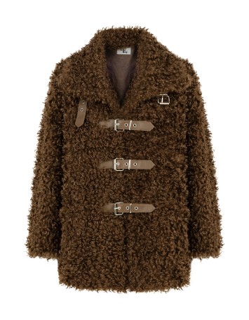 Delphin Kahve Kemerli Kaban