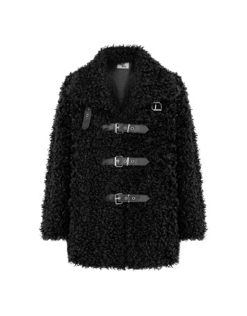 Delphin Siyah Kemerli Kaban