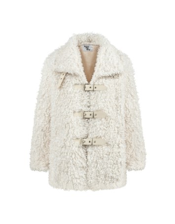 Delphin Ekru Kemerli Kaban