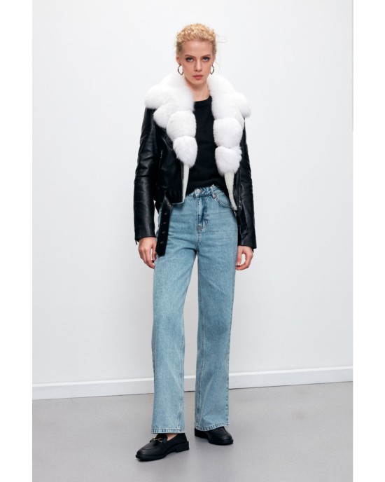 Bonnie İçi Kürklü Deri Ceket Bonnie İçi Kürklü Deri Ceket