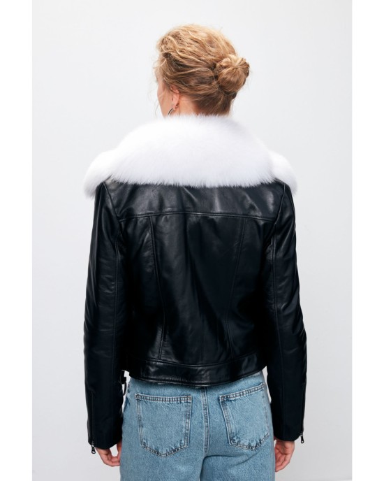 Bonnie İçi Kürklü Deri Ceket Bonnie İçi Kürklü Deri Ceket