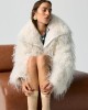 Cleo Ekru Kürk Mont Cleo Ekru Kürk Mont