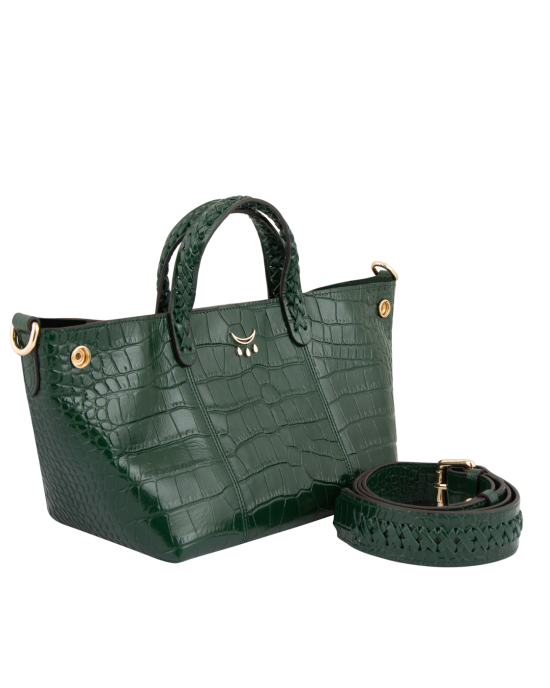 MINI HEMITHEA - GREEN CROCO MINI HEMITHEA - GREEN CROCO